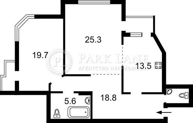 Продаж  2-кім  Драгоманова 31Б Бажана  Григоренко - фото 1