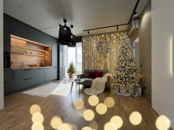 Подарунок на новий рік. Новий обжитий ЖК. З ремонтом. Парк, метро Київ