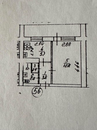 Продам 1к. квартиру в Оболонському р-ні, пр-т Маршала Рокосовського 3 - фото 1