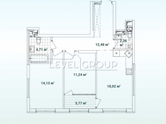Продаж 2 кімнатної квартири, 67м2, ЖК Варшавський 3 Київ