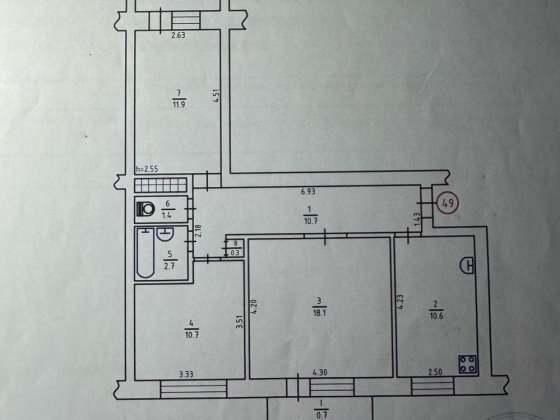 Продам трикімнатну квартиру від власника + кладова на поверсі! Київ