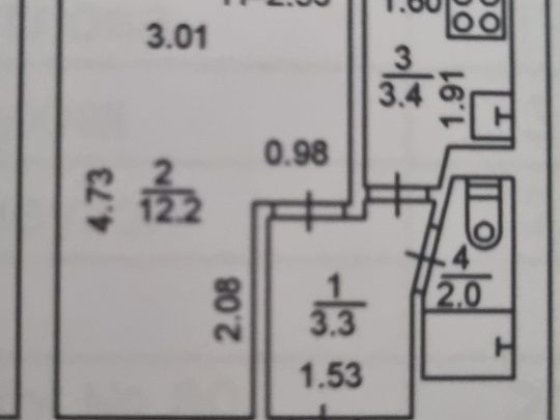 Продается Однокомнатная квартира дзюбы 6а Київ