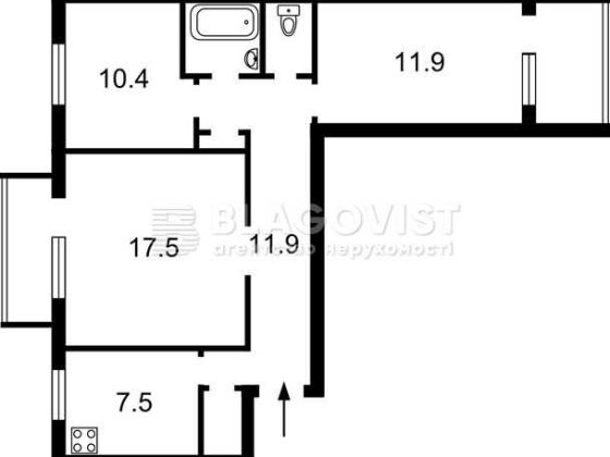 Продаж 3-х кім-ї квартири в Шевченківському районі Киев