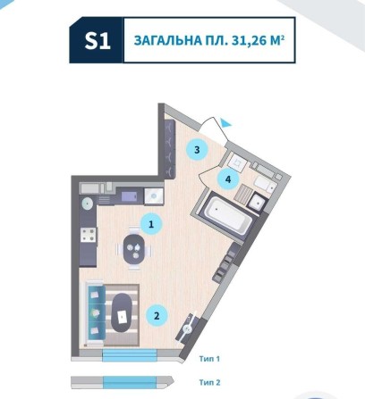 Продам 1к квартиру  Лук'янівська ЖК Символ - фото 1