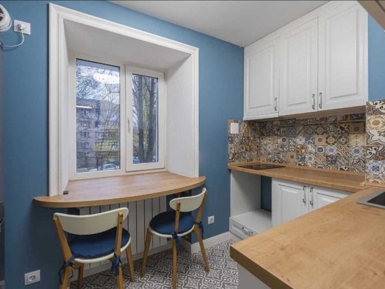 Без% 2к квартира ремонт Солом'янка Воробйова, 4а Повітряних Сил є газ Киев