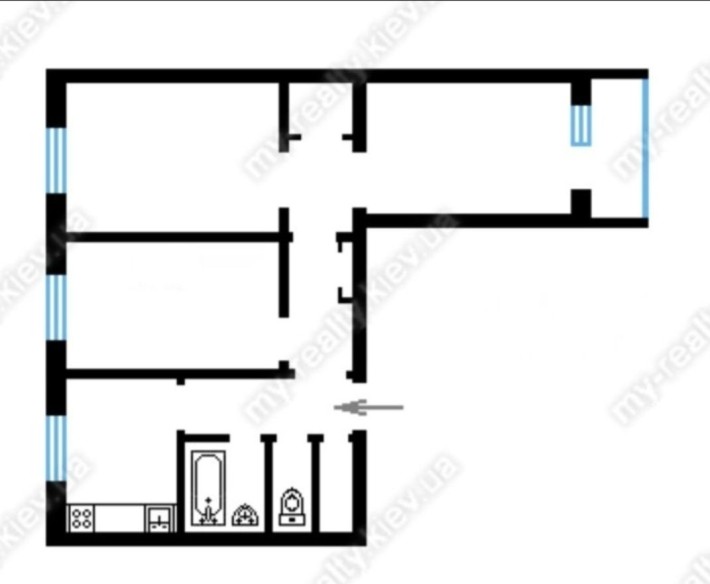 Продаж затишної 3-кімнатної Південна Борщагівка - фото 1