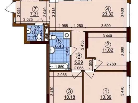 Продаж!!! Найнижча ціна 3-кімнатна Варшавський 3, б. 10.3 Киев