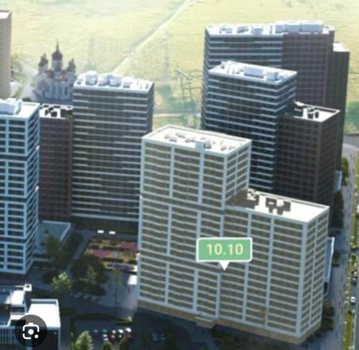 Выговского И., ЖК "Варшавский 3", дом 10.10, тип 1С3 - фото 1