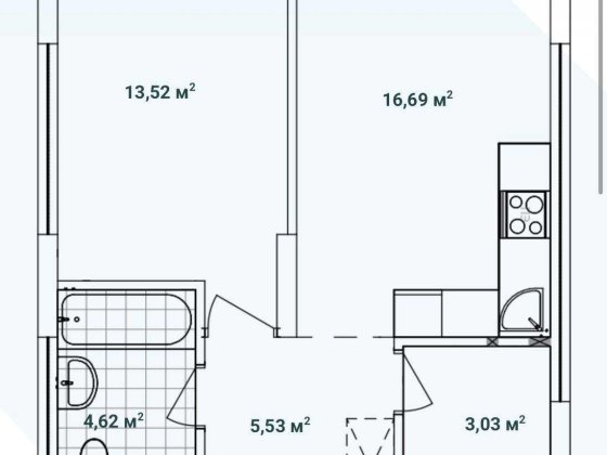 Продаж без % Варшавський 3 планування 1К1 Київ