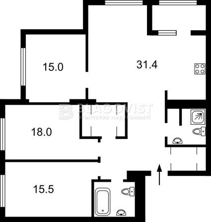 Документи! !ЖК Варшавський Мікрорайон Крістерів Родини 18/6 - фото 1