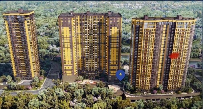 1 кімнатна квартира ЖК Медовий 2 - фото 1