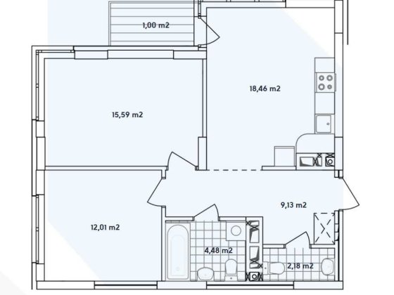 Продаж 2к квартира 63м2 ЖК Варшавський 2 Родини Крістерів 14б Київ