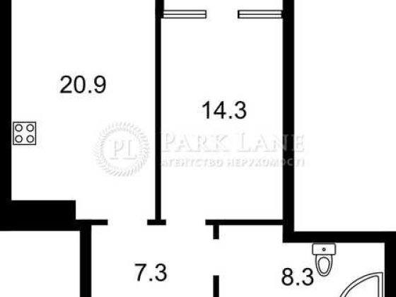 1к.Квартира 55кв.м.Варшавський плюс!Євродвушка! Киев