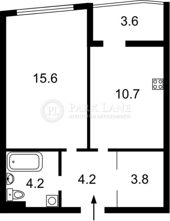 Продаж 1-к видової квартири, ЖК Старт, Шевченківський район - фото 1