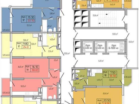 1 ком 37,5м2 Квартира Святошинский район Заезжай на ремонт Киев