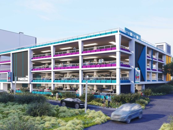 Паркомісця в багаторівневому паркінгу Ровно