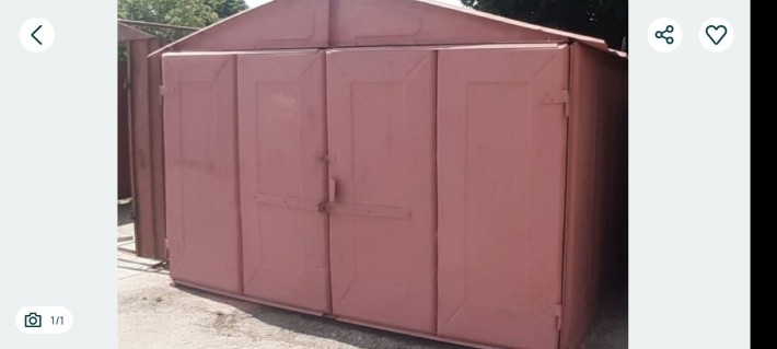 Гараж металевий   *  розбірний * - фото 1