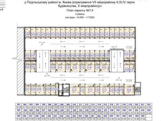 Подвійне паркомісце ЖК Варшавський