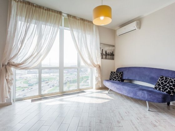 Посуточно видовая 1к квартира на Оболонской набережной, парк "Наталка" Київ