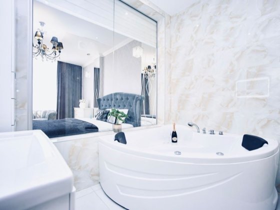 Аркадия Люкс Джакузи за стеклом Панорама моря Супер дизайн Одесса