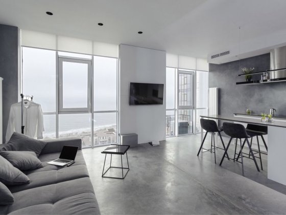 SeaSky Дизайн Апартаменти з панорамном видом на море Аркадія Одесса