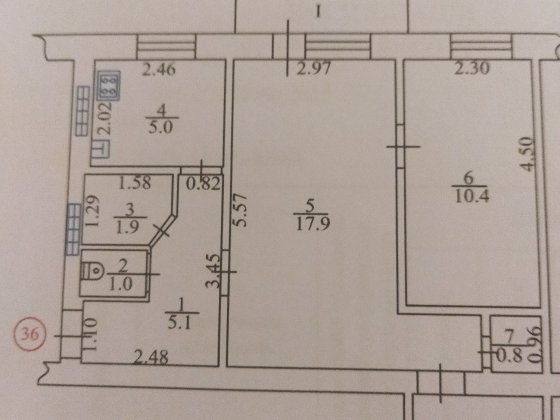 Здам трьохкімнатну квартиру на молодіжному Кременчук