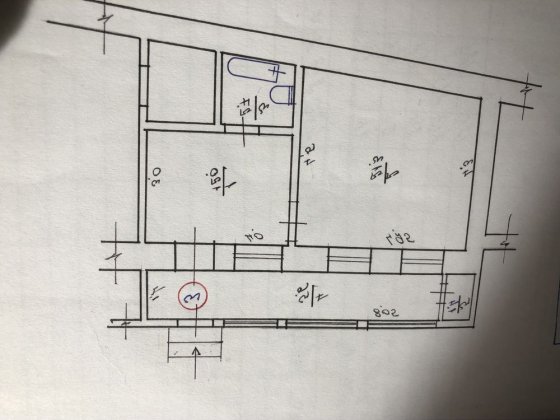 Оренда квартири 43 кв 1 поверх Ужгород