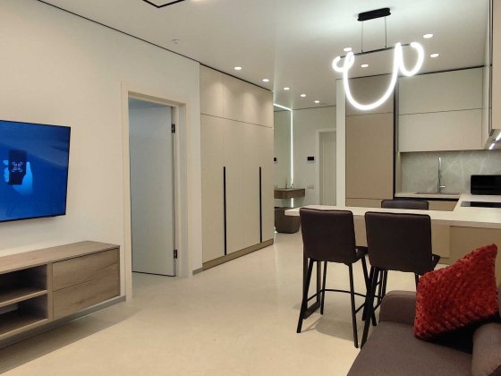 метро Голосіївська. Оренда нової 2-к 56 кв.м. ЖК White Lines. Без % Киев