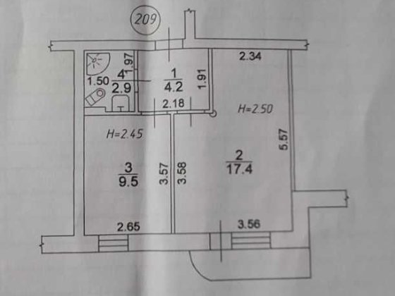 Здам 1-кімнатну квартиру Запорожье