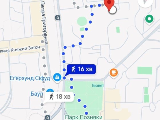 Актуально. Здається біля метро Позняки  1 к квартира на Григоренко,25б Київ