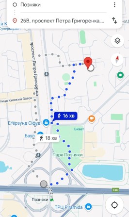 Актуально. Здається біля метро Позняки  1 к квартира на Григоренко,25б - фото 1