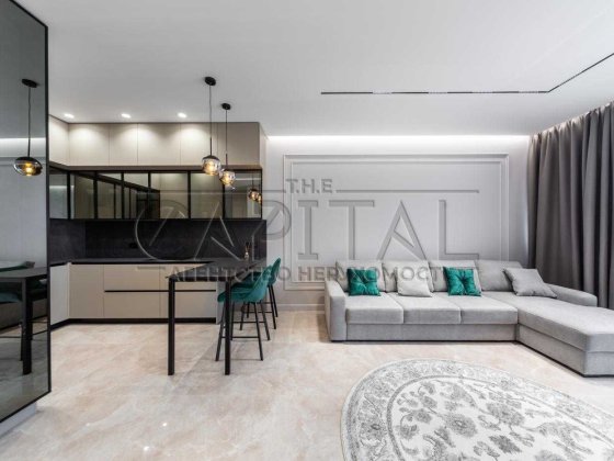Аренда дизайнерской квартиры (63м2) в ЖК Crystal Park Tower Киев