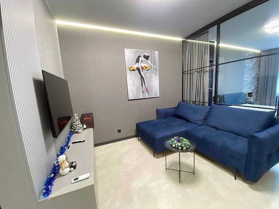 новая дизайнерская квартира в жк Олимпийский, панорама моря Одеса