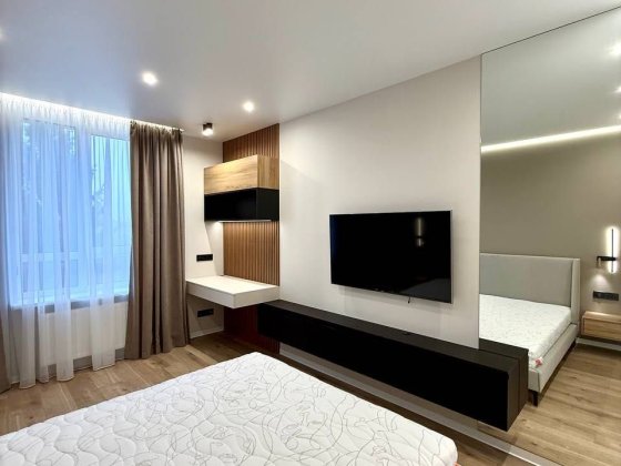 Оренда дизайнерської 1-кім квартири + кухня вітальня вул. Щирецька Львов