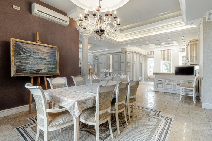 Оренда Будинок Козин 7-к 950м2 КМ Срібна затока Цоколь Гараж Басейн - фото 1