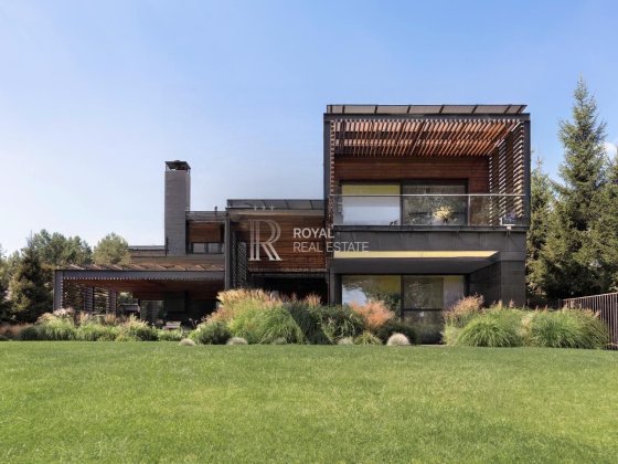 Оренда Будинок Лебедівка 4-к 300м2 Riviera Village Гардеробна Камін Лебедевка