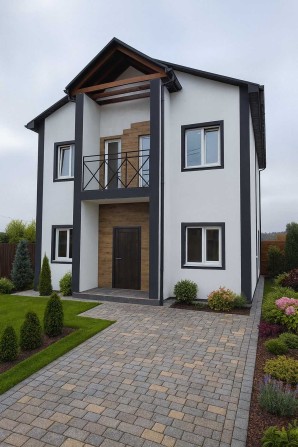 Новий будинок в Гостомелі,160м2 на 7.5 сотках,є крита тераса - фото 1