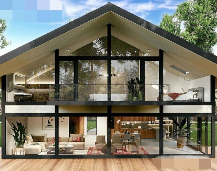 Каркасный дом 250м2 Домокомплект - фото 1