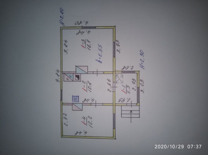 Будинок + дерев'яний гараж на 2 місця - фото 1