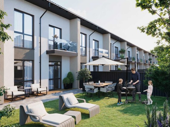 Крайній таунхаус зі ПРИВАТНИМ ПОДВІР'ЯМ! Угорники