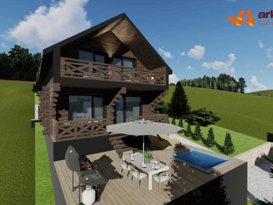 Продаж екобудиночків в серці Карпатах / Микуличин Микуличин