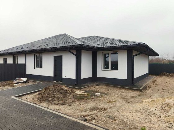 Одноповерховий дуплекс в Білогородці Чистове оздоблення 80 м2 2.7 сот Білогородка