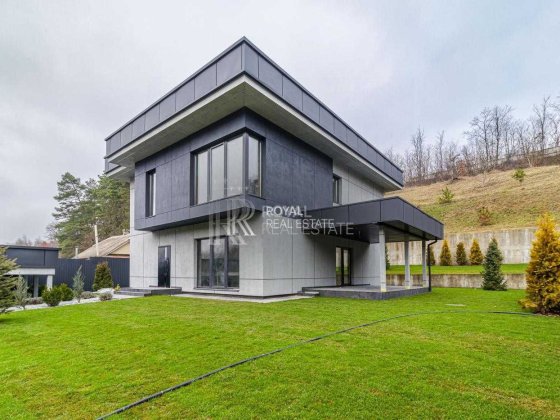 БЕЗ % Продаж hi-tech будинку с. Лісники 210м2 16сот 4 км від Києва ГАЗ Лесники