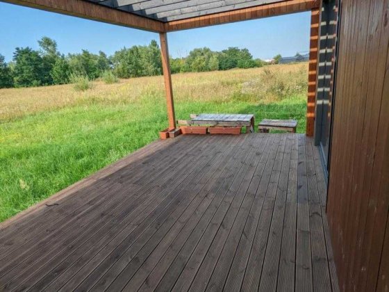 Еко-будинок на закритій території біля лісу Немешаево