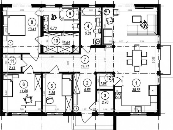 одноповерховий будинок в КМ "Молодіжний" Іванковичі Иванковичи