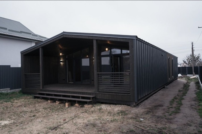 Модульний будинок 110м2 + Тераса. Під ключ. Каркасний дім - фото 1