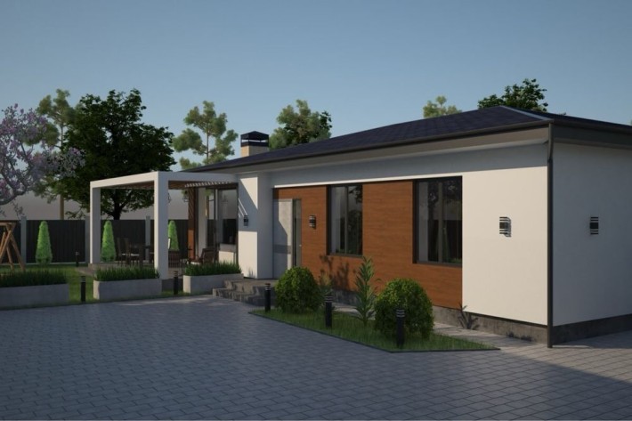 Одноповерховий будинок в с.Скнилів, 120 кв.м. - фото 1