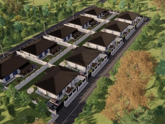 Новый проект 1-этажных домов 105м2 на 4 сотках Лиманка