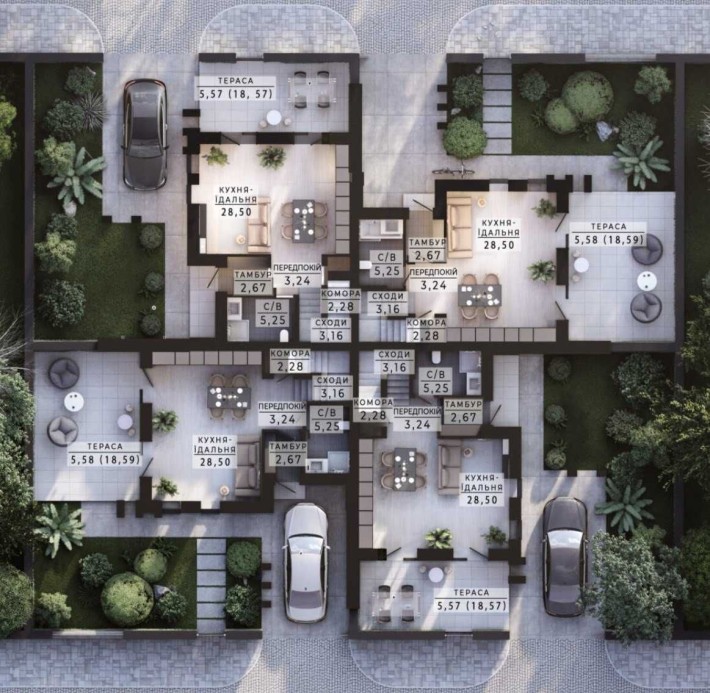 АКЦІЯ! РОЗТЕРМІНУВАННЯ 5 років| Таунхаус | Буча | Преміальне КМ - фото 1