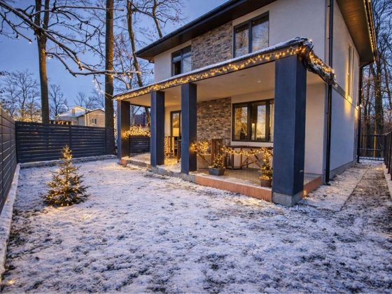 Сучасний цегляний будинок з 2-ма терасами, Центральний парк Ірпінь